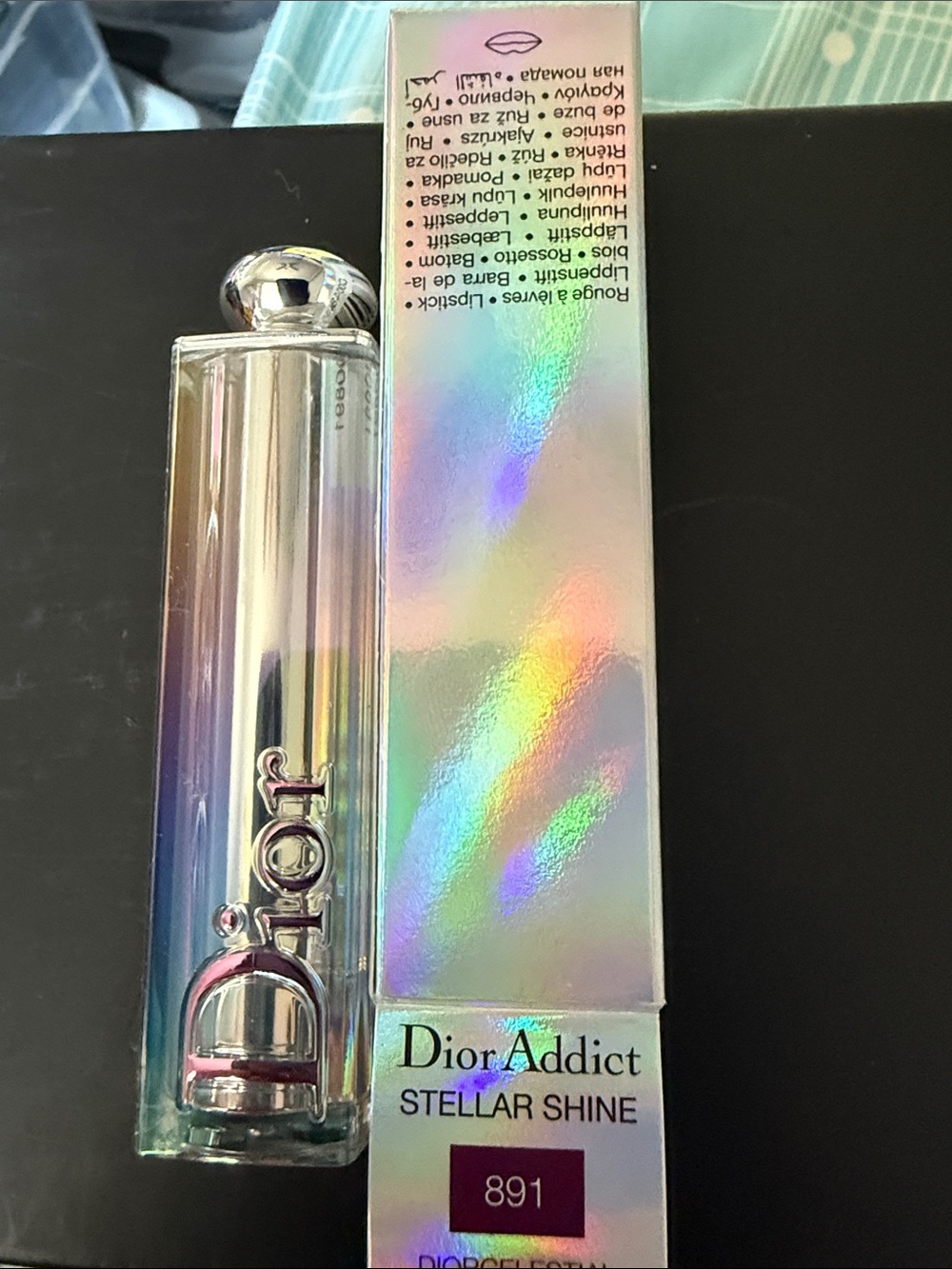 Dior Addict Stellar Shine Lipstick - Holographic Iridescent Tube